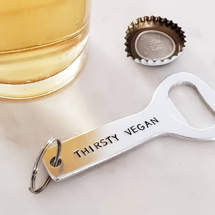 Get Lucky Personalized St. Patrick's Day Beer Bottle Opener Keychain