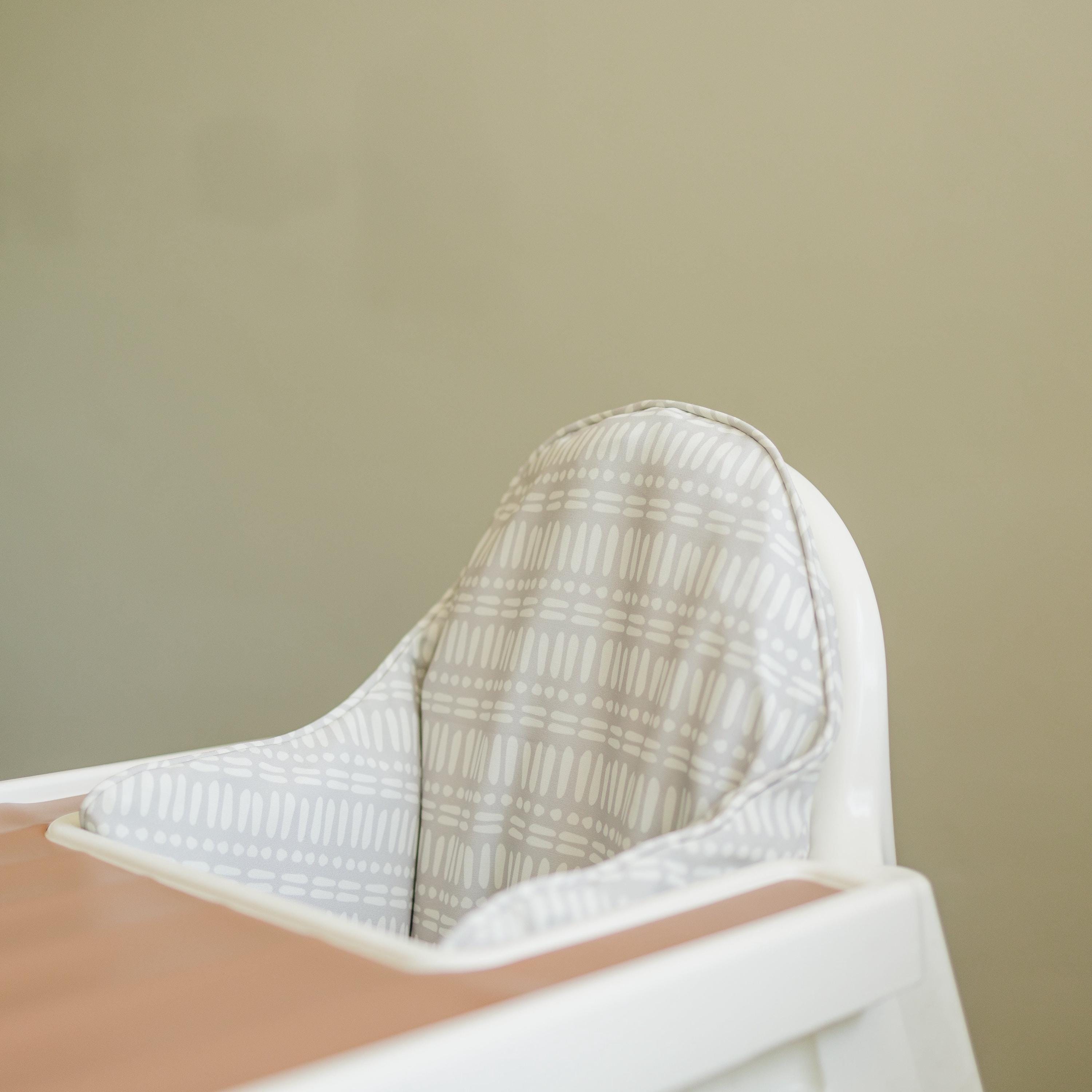 Neutral Patterned Cushion Cover for IKEA Antilop Highchair - Wipeable