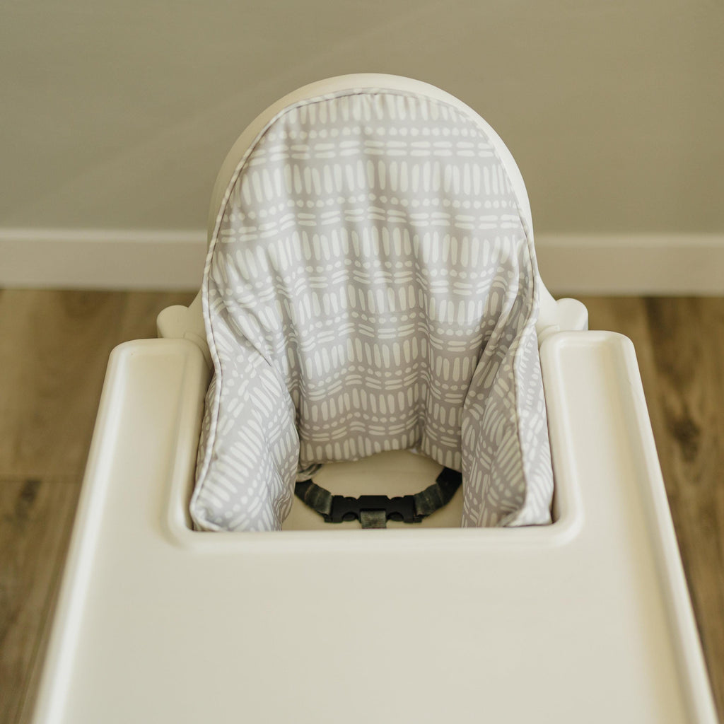 Neutral Patterned Cushion Cover for IKEA Antilop Highchair - Wipeable