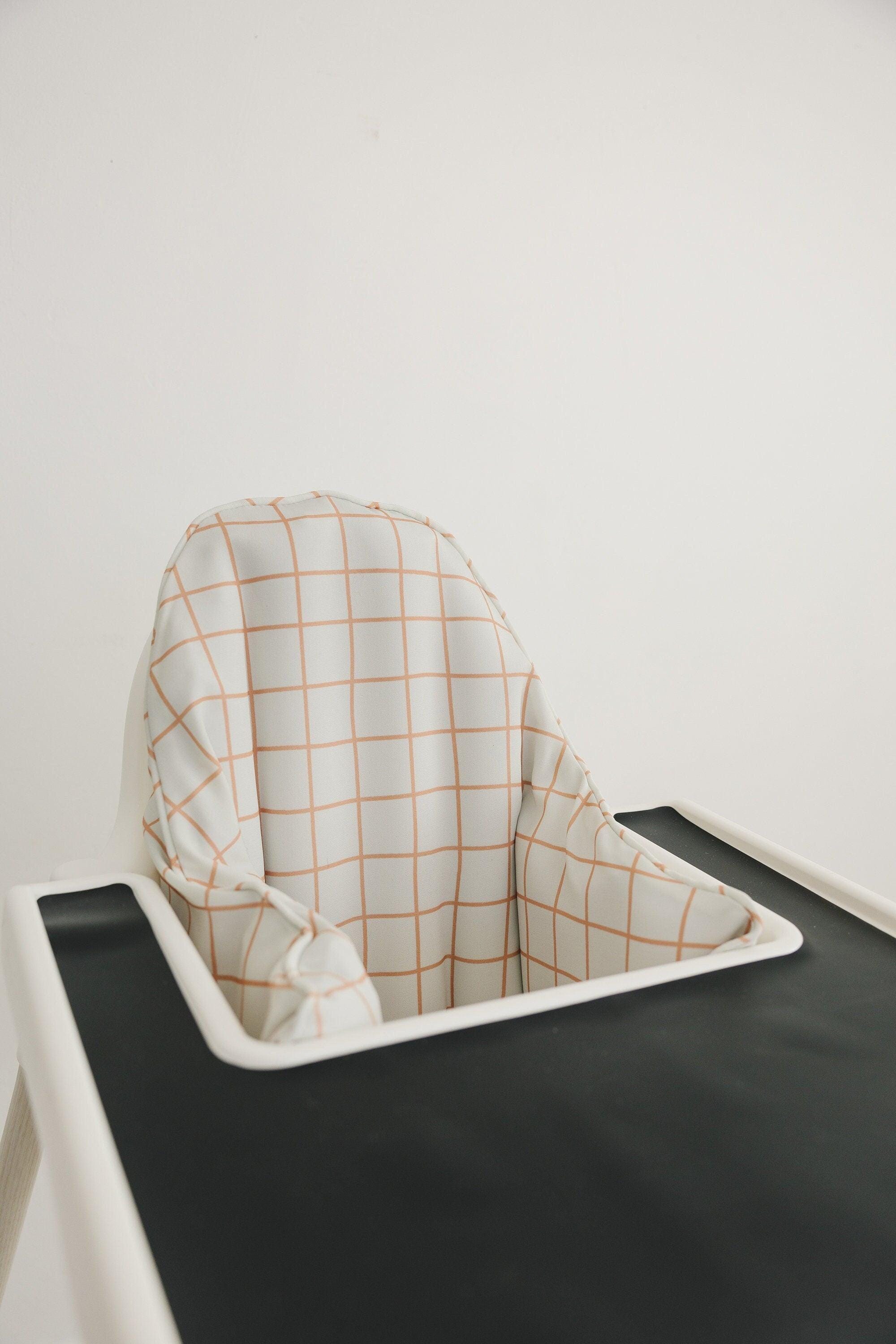 Camel Windowpane Cushion Cover for IKEA Antilop Highchair
