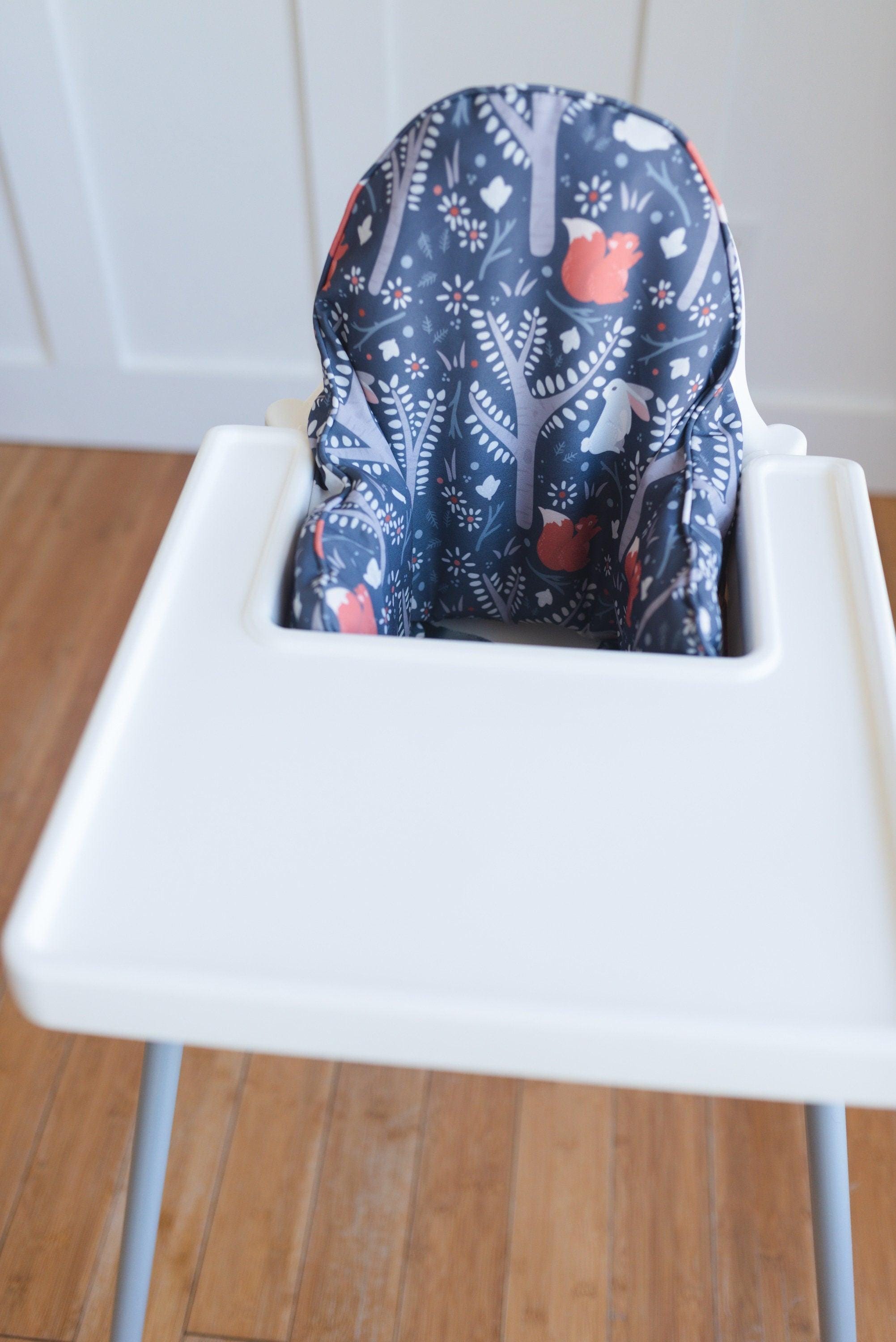 Navy Woodland IKEA Antilop Highchair Cushion Cover - Wipeable