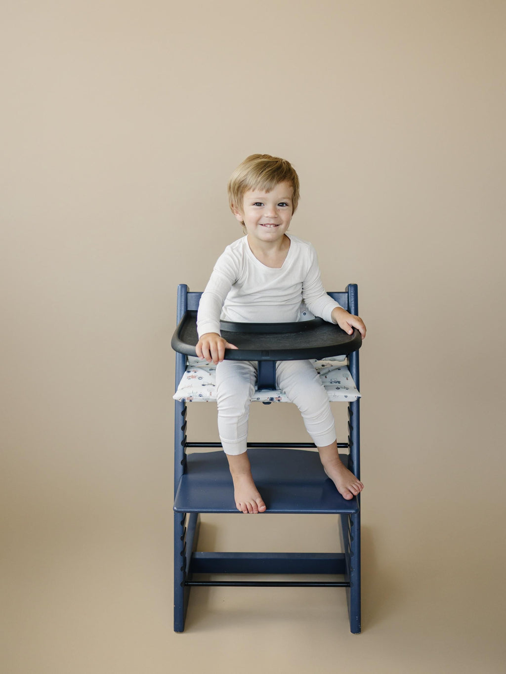 Tiny Tractors Cushion for the Stokke Tripp Trapp Highchair - Wipeable Cover - Baby Highchair Accessories