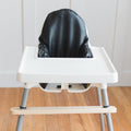 Black Vegan Leather IKEA Antilop Cushion Cover