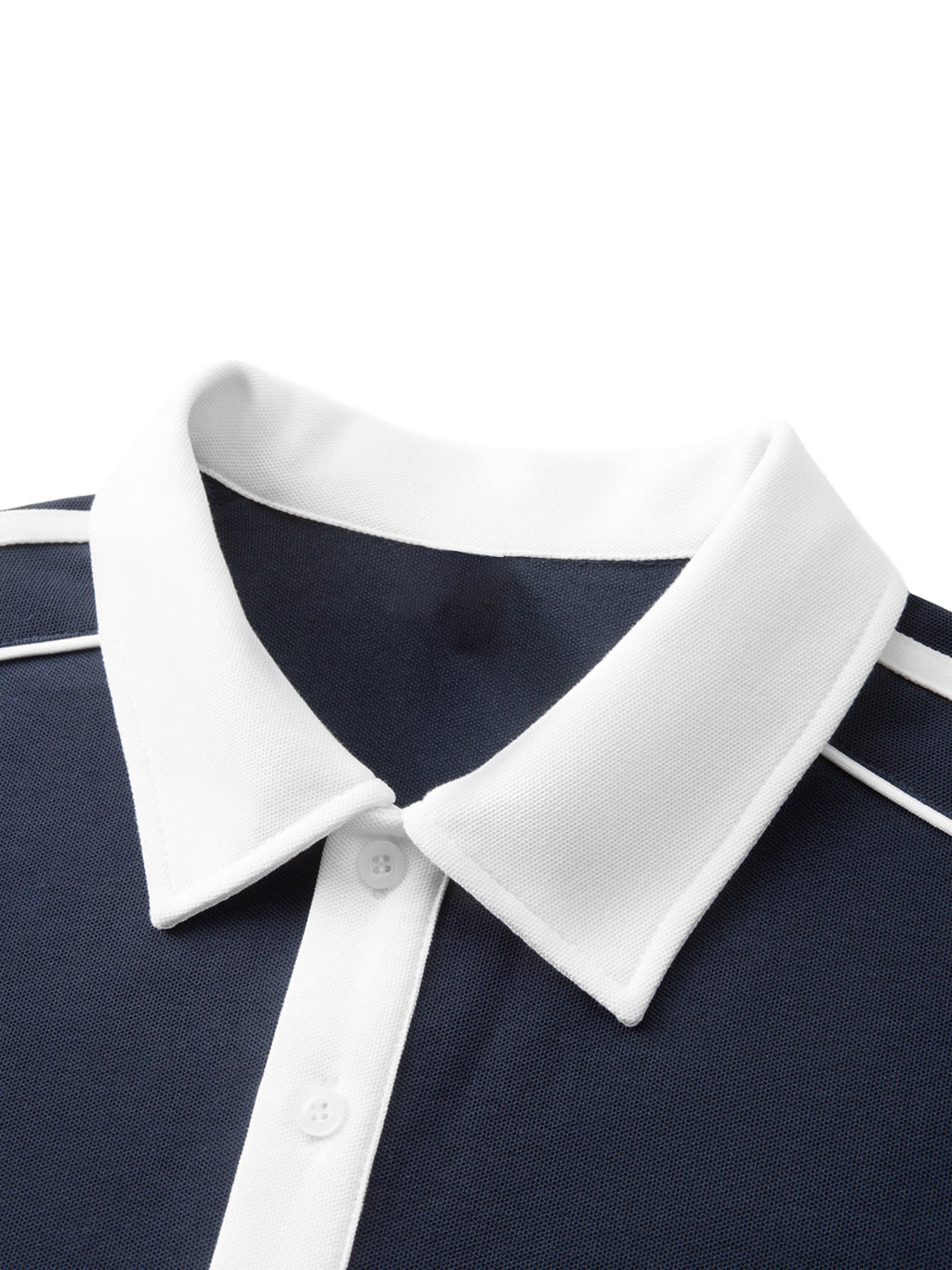 BFP Contrast Collar Short-Sleeve Polo Shirt