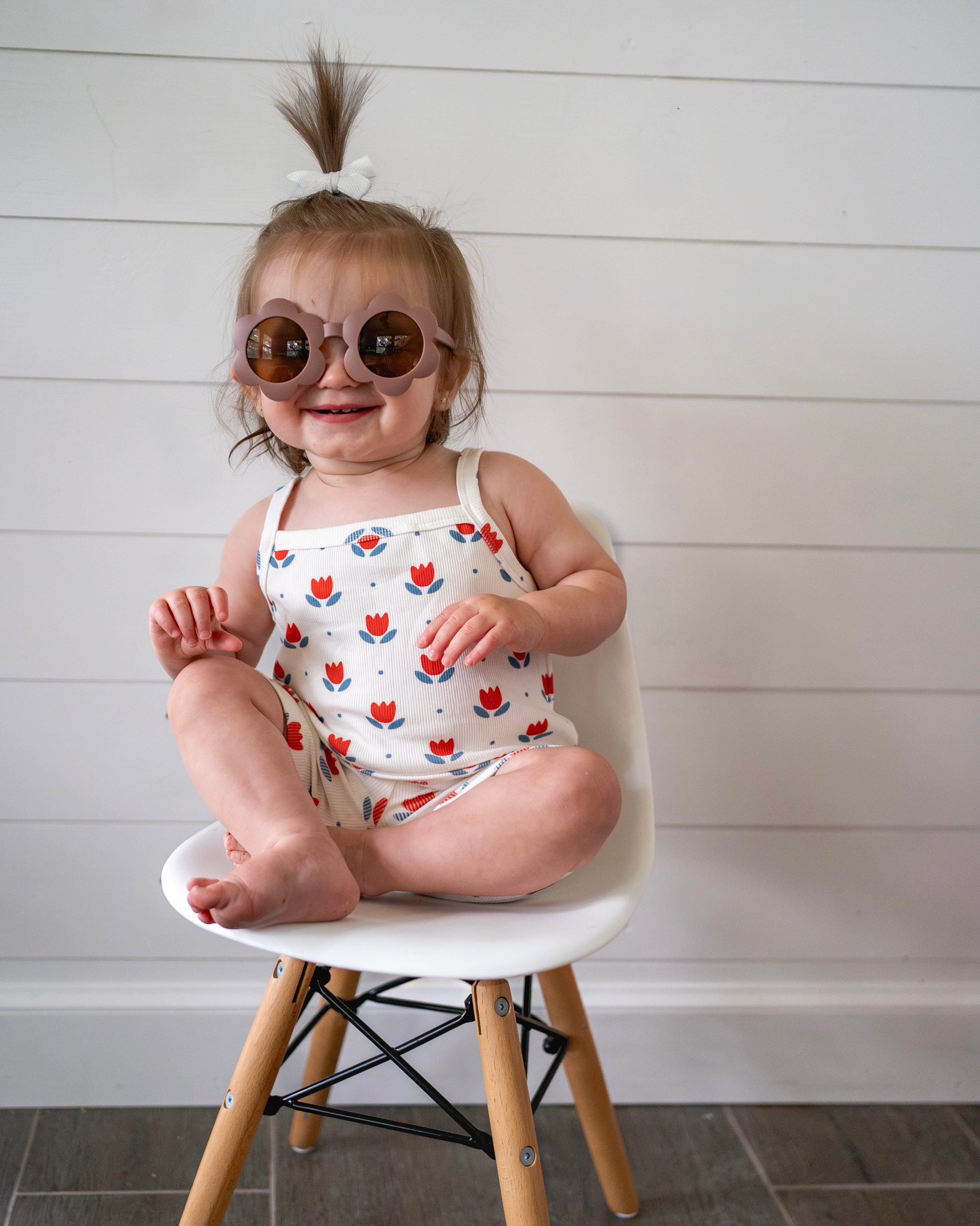 Red White & Blue Tulip Ribbed Bamboo 2pc Tank Set *Sizes 4T-6 left