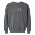 Adult Dancing Skeletons Comfort Colors Crewneck - Pepper