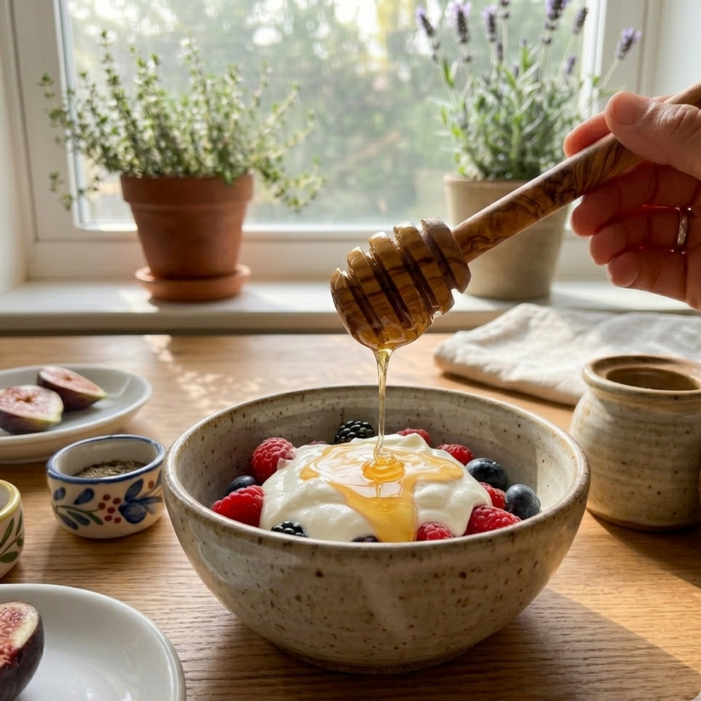 Olive Wood Honey Spoon