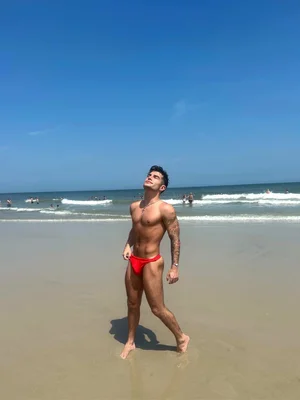 CTS RED CROWN THONG