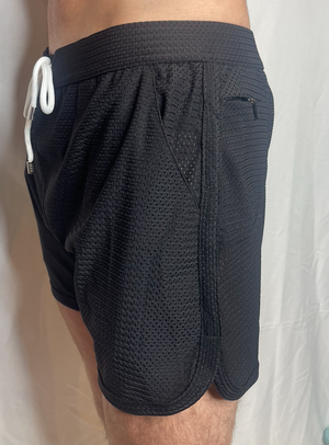 CT SWIM TO GYM MESH SHORT - BLACK
