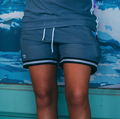 CTS SWIM TO GYM MESH SHORT - SLATE