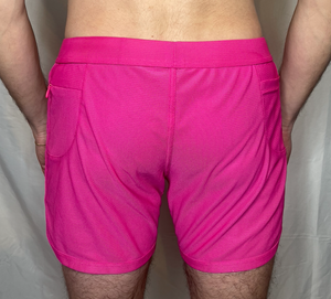 CTS SWIM TO GYM MESH SHORT - PINK