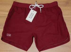 CTS SWIM TO GYM MESH SHORT - OXBLOOD