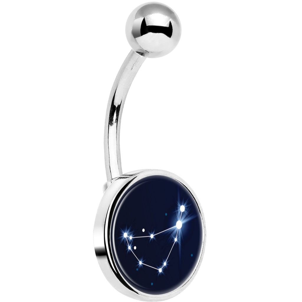 Zodiac Constellation Capricorn Belly Ring