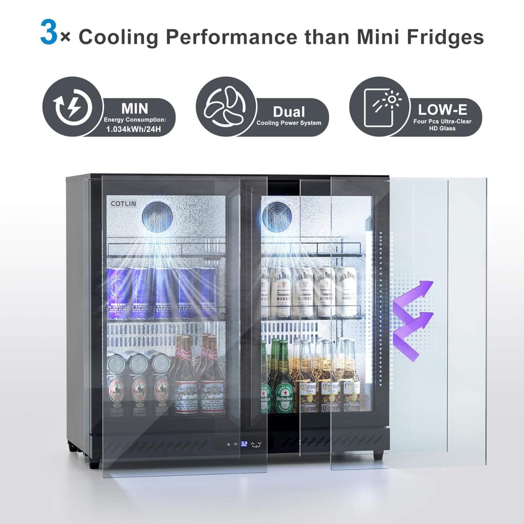 Industrial Freestanding Undercounter Beverage Refrigerator (SAK84019)