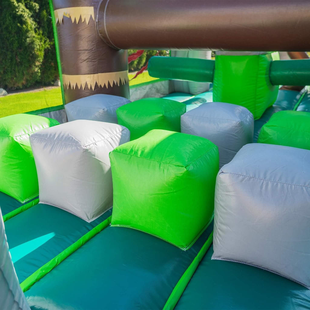 20FT Inflatable Dinosaur Obstacle Course With Blower (SAK90817)