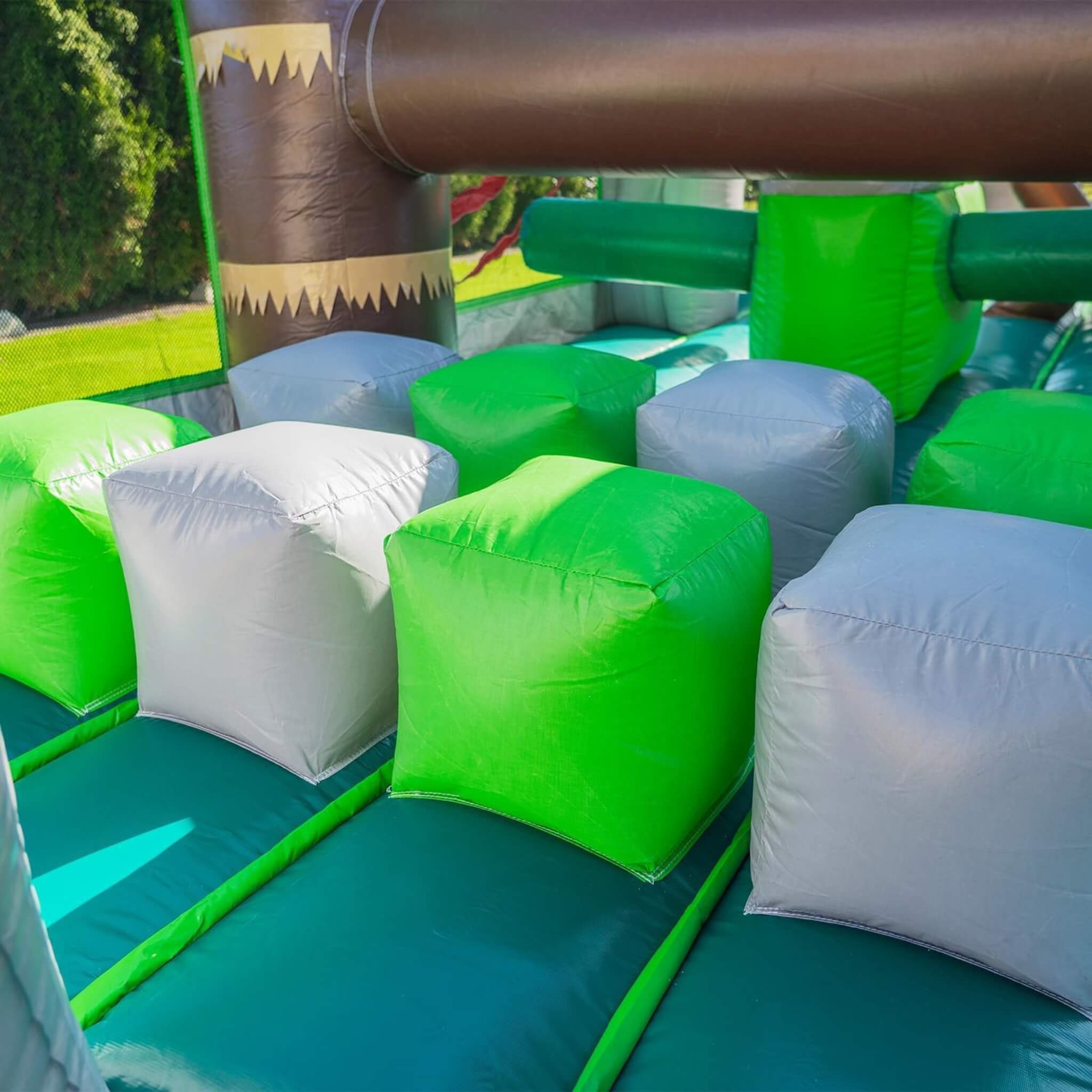 20FT Inflatable Dinosaur Obstacle Course With Blower (SAK90817)