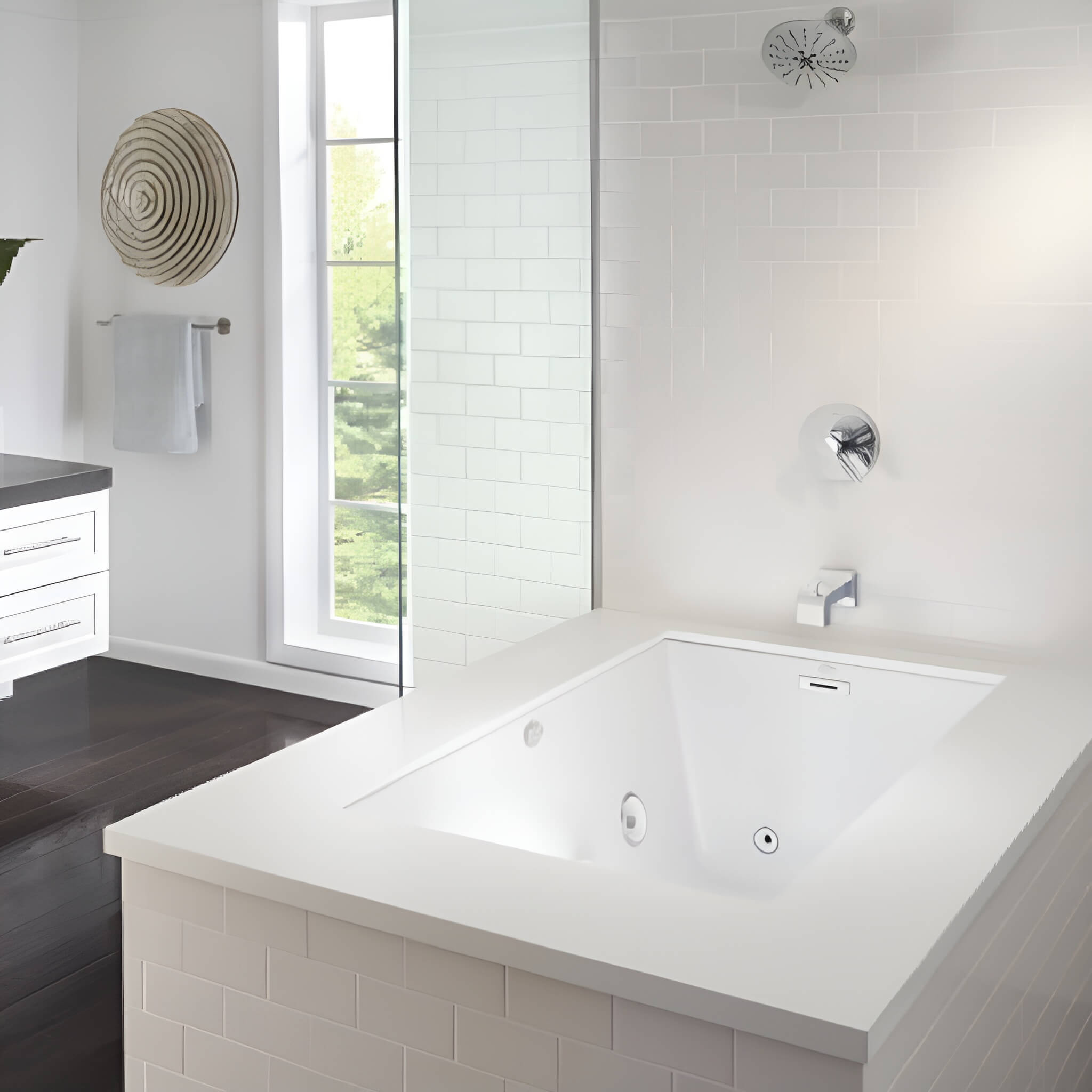 Jacuzzi Elara 72-Inch Drop-In Acrylic Air Tub [JELA7236ALR4CXW/Y] (SAK60807)