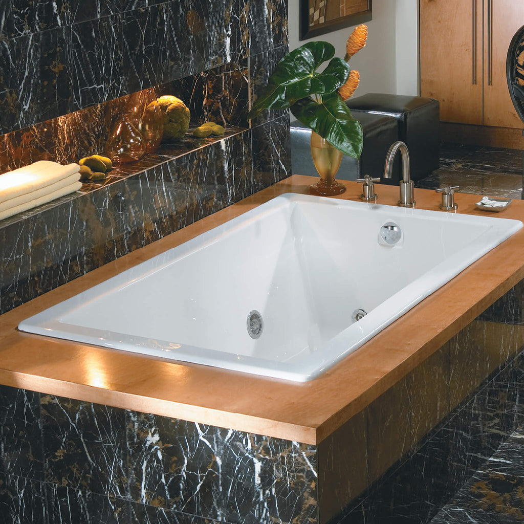 Jacuzzi Elara 72-Inch Drop-In Whirlpool Bathtub With 10 AccuPro Jet [JELA7242WRL2HX] (SAK32651)