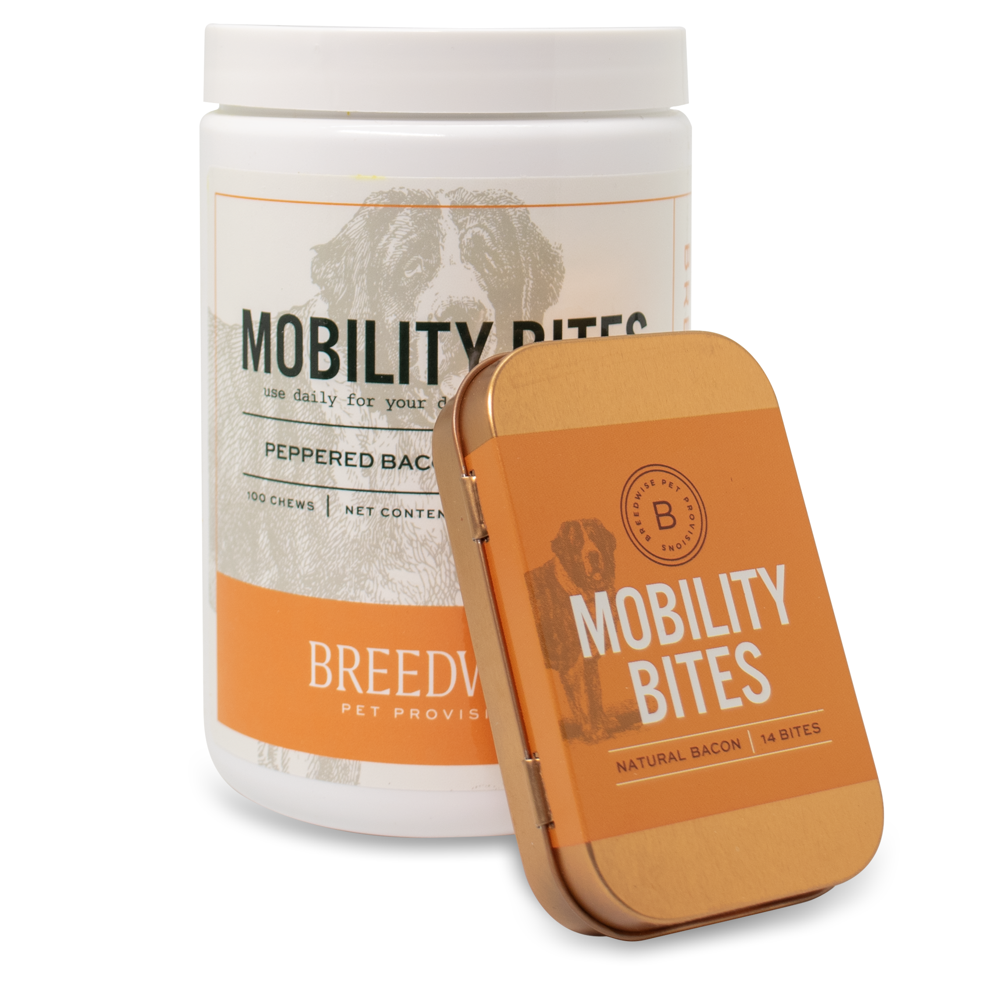 Mobility Bites 100-count jar