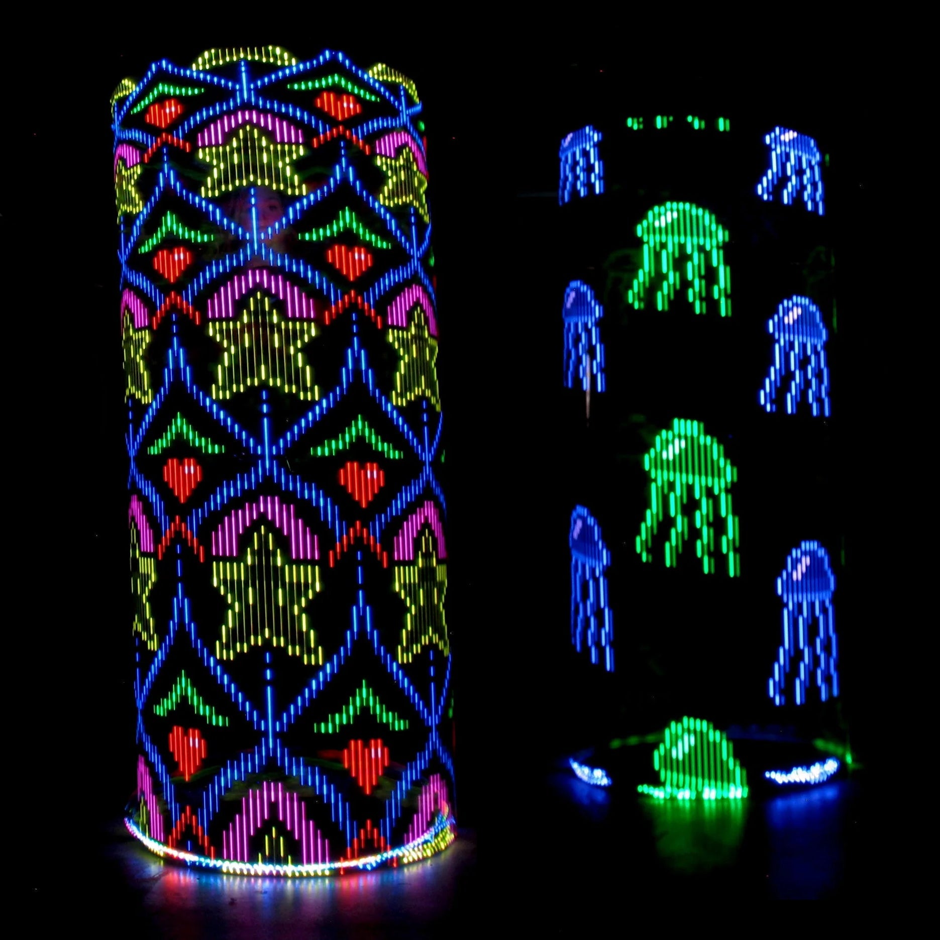 Atomic V LED Hoops