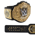 Jey Uso WWE Autographed World Heavyweight Championship Replica Title Belt with "And New 4-19-25" Inscription