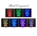Custom Kids Name Night Light 7 Colors - Elephant Name Light