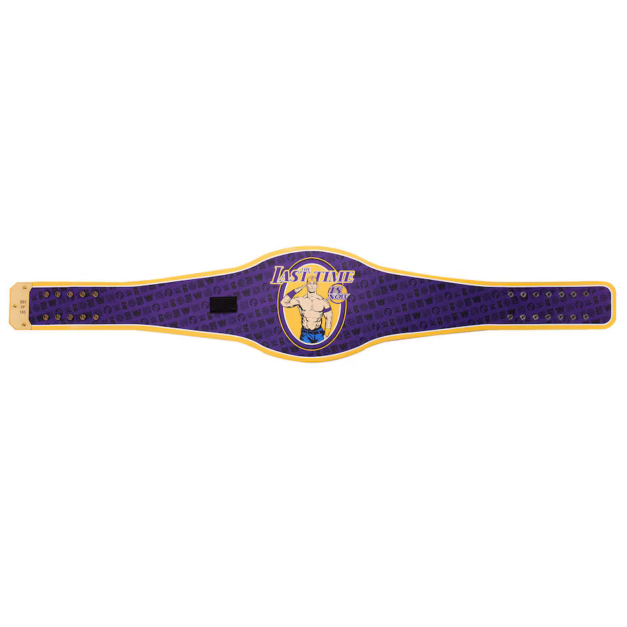John Cena Farewell Tour 2025 Bakersfield Spinner Championship Replica Title Belt