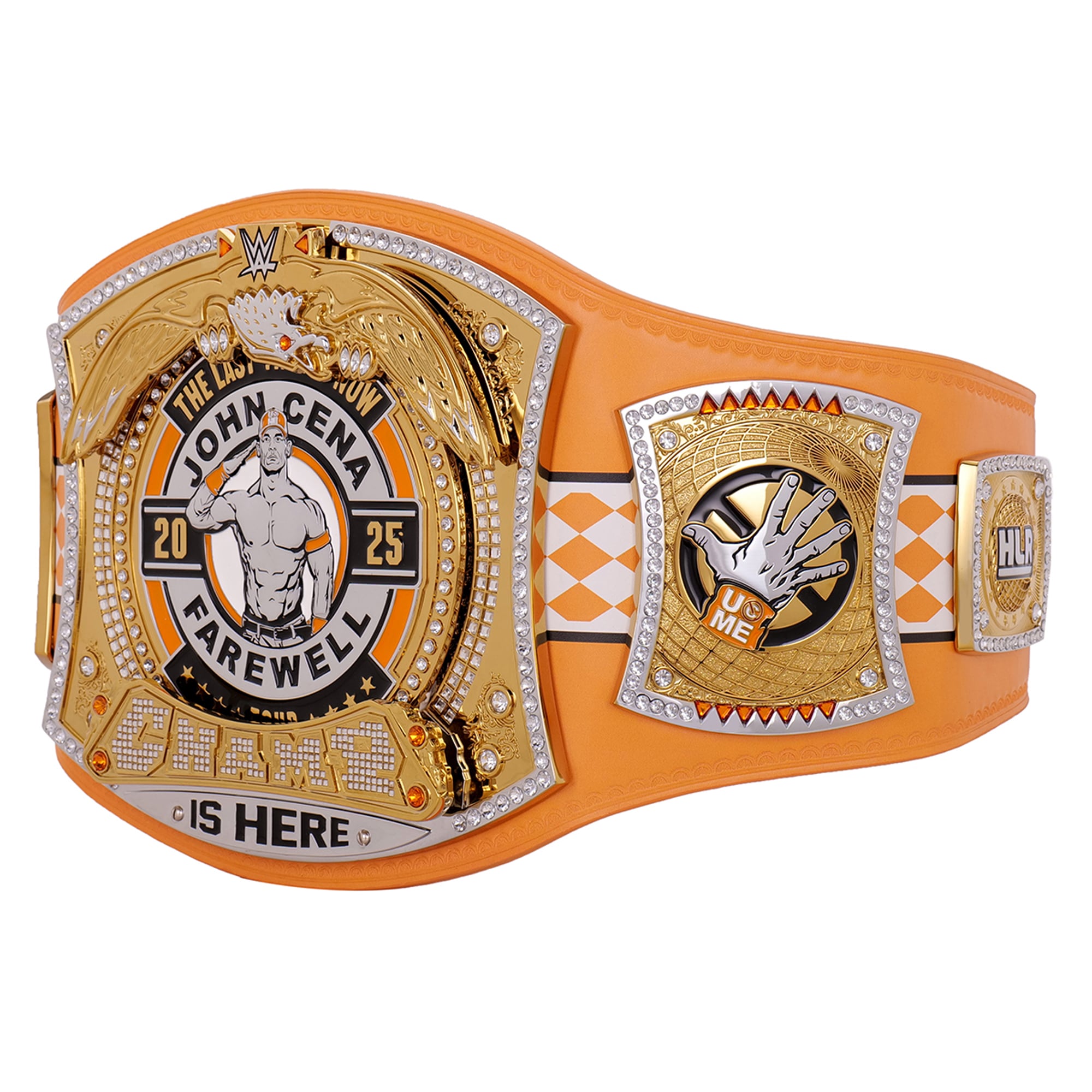 John Cena Farewell Tour 2025 Knoxville Spinner Championship Replica Title Belt