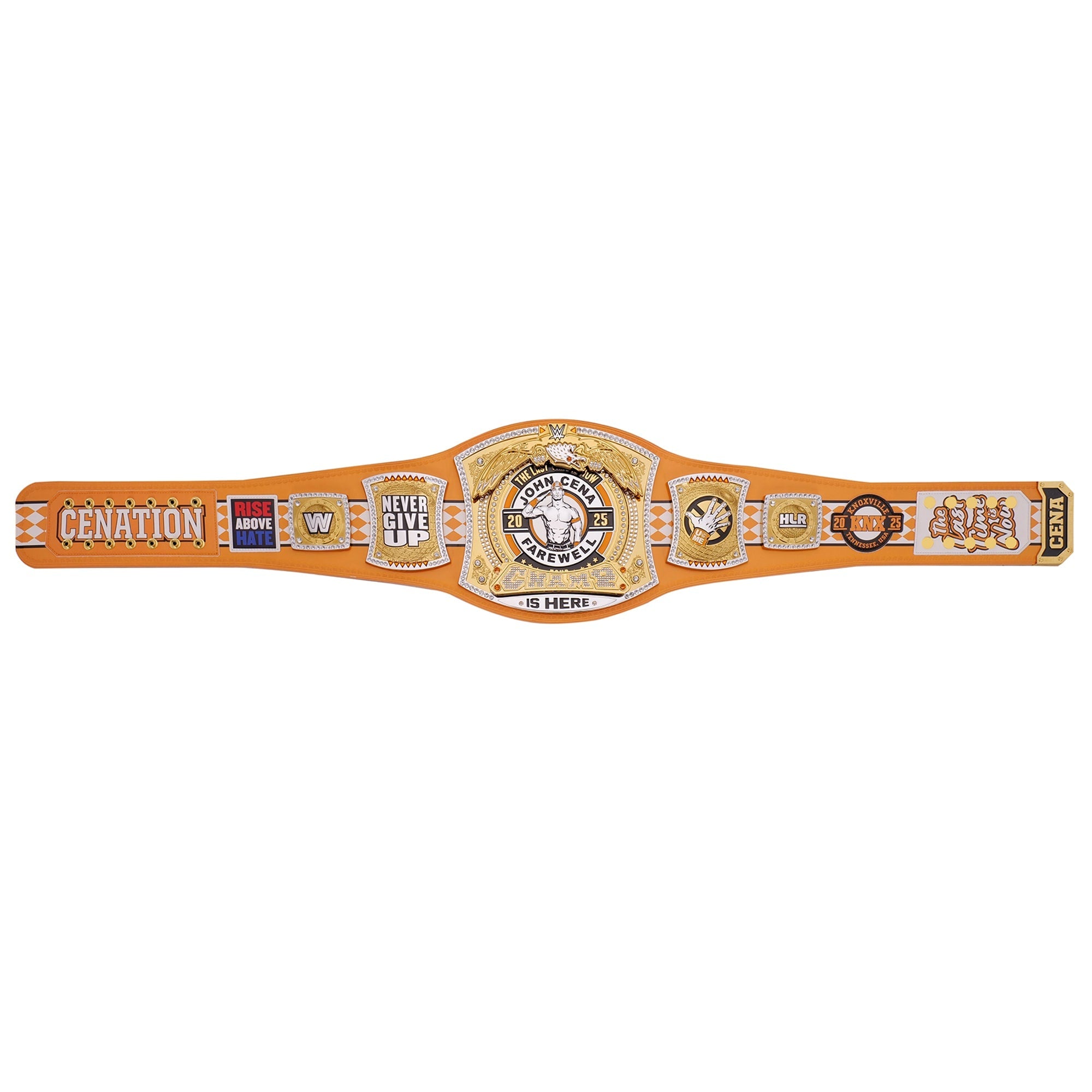 John Cena Farewell Tour 2025 Knoxville Spinner Championship Replica Title Belt