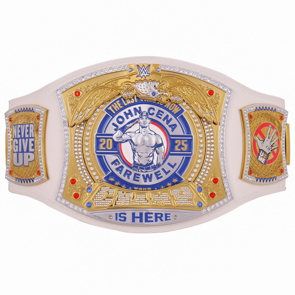 John Cena Farewell Tour Los Angeles Spinner Championship Replica Title Belt