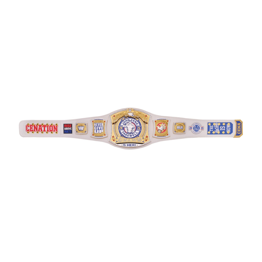 John Cena Farewell Tour Los Angeles Spinner Championship Replica Title Belt