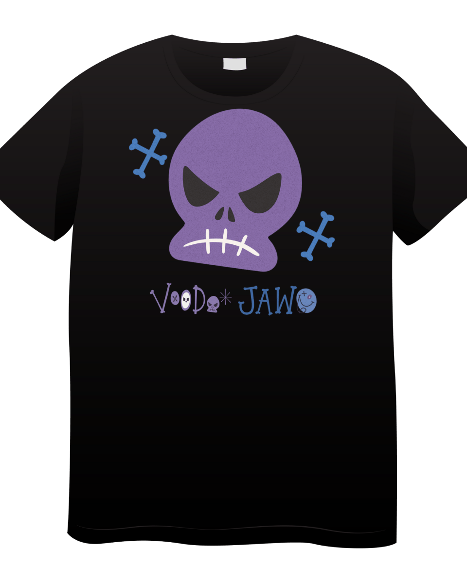 Jordan 1 Low Zion Williamson Skeleton VooDoo Jawns - Only Jawns - Black T-Shirt
