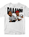 Jordan 3 White Cement DAMN - Original Jawns - White T-Shirt