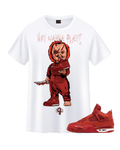 Jordan 4 Nigel Sylvester Chucky - Original Jawns - White T-Shirt