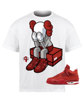 Jordan 4 Nigel Sylvester Kaws - Original Jawns - White T-Shirt
