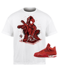 Jordan 4 Nigel Sylvester Spiderman - Original Jawns - White T-Shirt