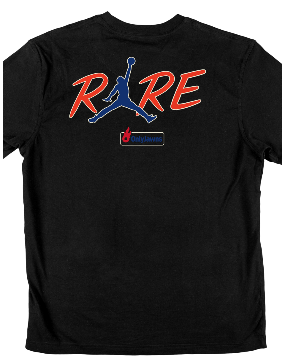 Jordan 4 Rare Air RARE FLIGHT - Only Jawns - Black T-Shirt