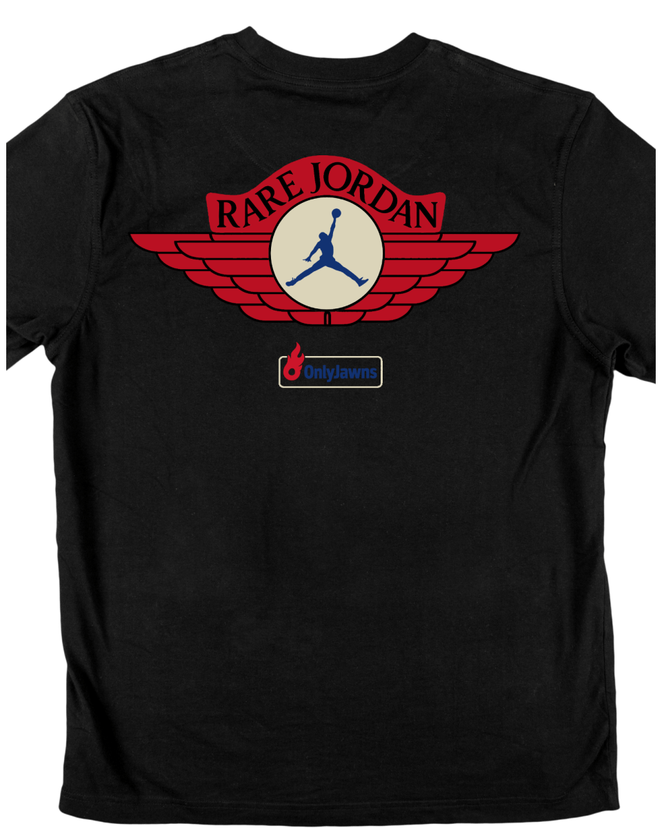 Jordan 4 Rare Air RARE JORDAN - Only Jawns - Black T-Shirt