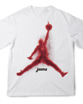 Jordan 5 Fire Red "Jumpman" - Only Jawns - White T-Shirt