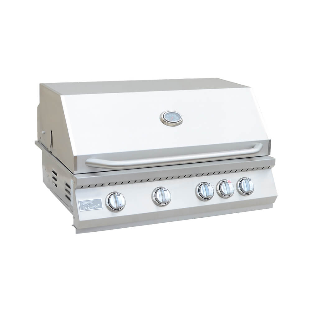 KoKoMo Grills 32-Inch Heavy Duty 60K BTU LP/NG 4 Burner Built-In Stainless Steel Gas Grill (SAK25317)