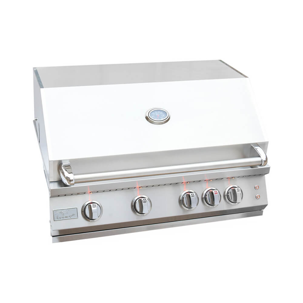 KoKoMo Grills 32-Inch Professional 72K BTU LP/NG 4 Burner Built-In Stainless Steel Gas Grill (SAK48170)