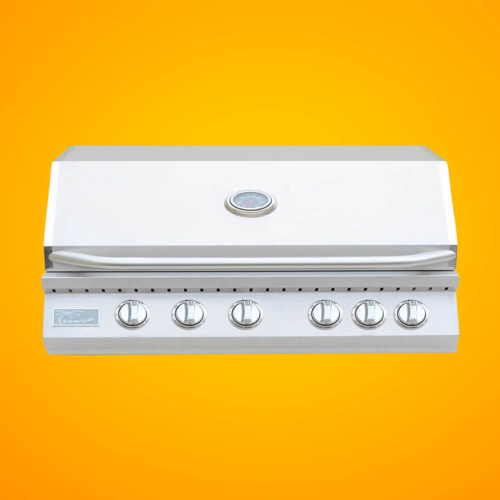 KoKoMo Grills 40-Inch Heavy-Duty 72K BTU LP/NG 5 Burner Built-In Stainless Steel Gas Grill (SAK73152)