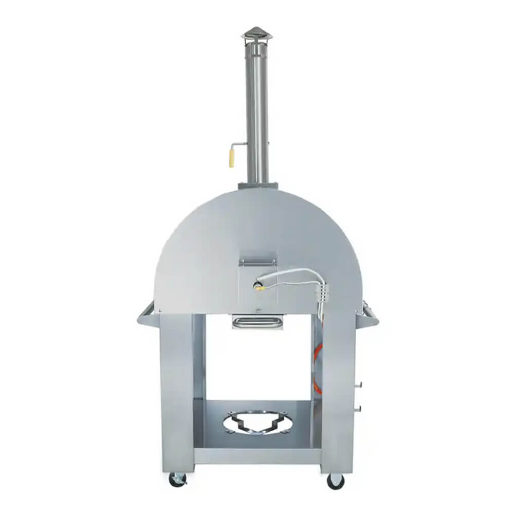 KoKoMo Grills Premium 32-Inch Stainless Steel Dual Fuel Gas Or Wood Fired Pizza Oven [KO-PIZZAOVEN] (SAK14753)