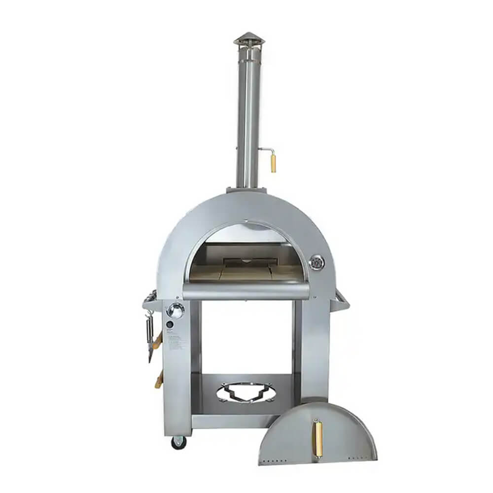 KoKoMo Grills Premium 32-Inch Stainless Steel Dual Fuel Gas Or Wood Fired Pizza Oven [KO-PIZZAOVEN] (SAK14753)