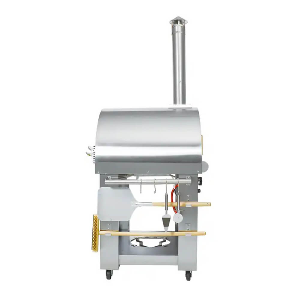 KoKoMo Grills Premium 32-Inch Stainless Steel Dual Fuel Gas Or Wood Fired Pizza Oven [KO-PIZZAOVEN] (SAK14753)