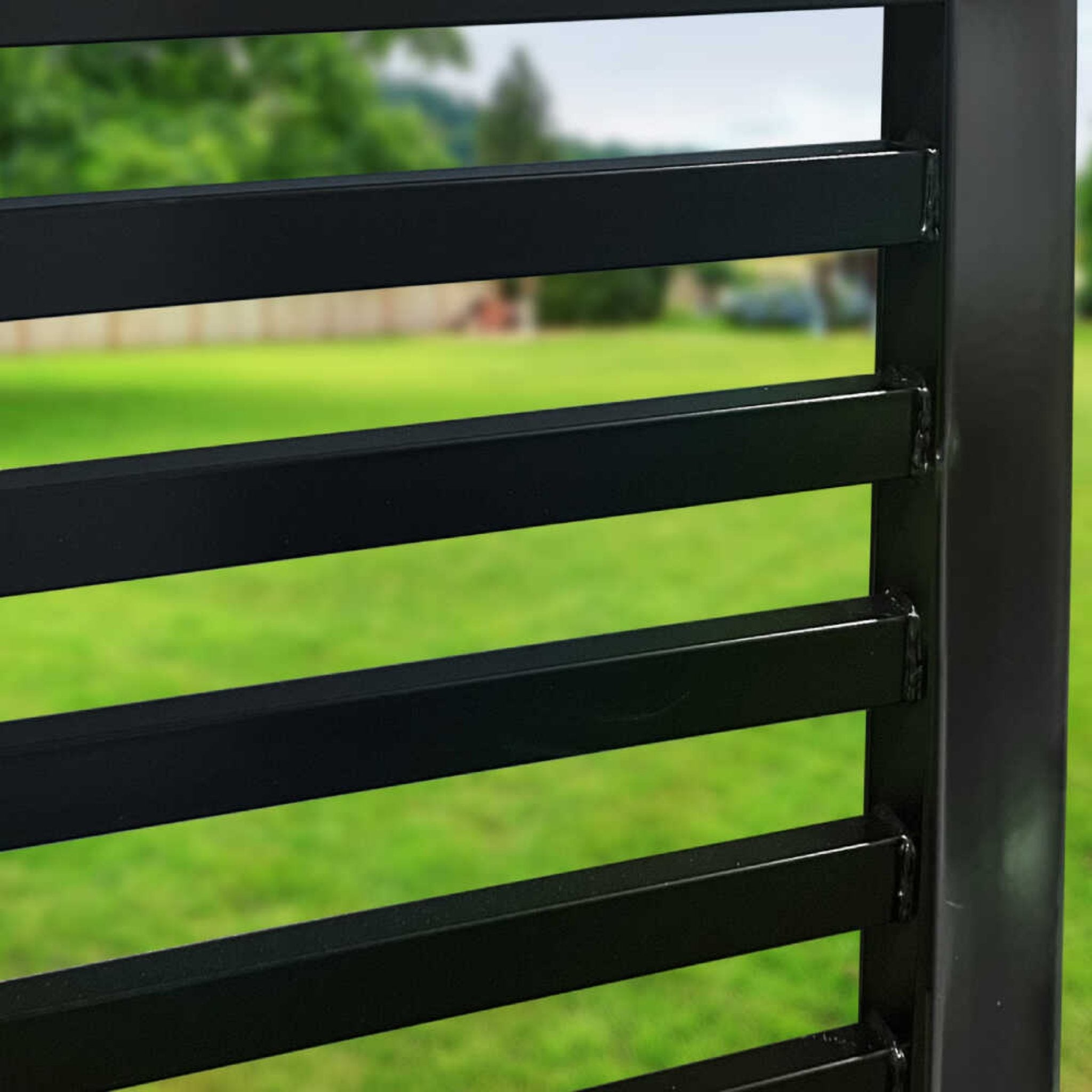 5FT Heavy-Duty Kyiv-Style Powder-Coated Galvanized Steel Pedestrian Gate (SAK45810)