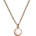 Flower Framed Chain Necklace Created with Crystals
