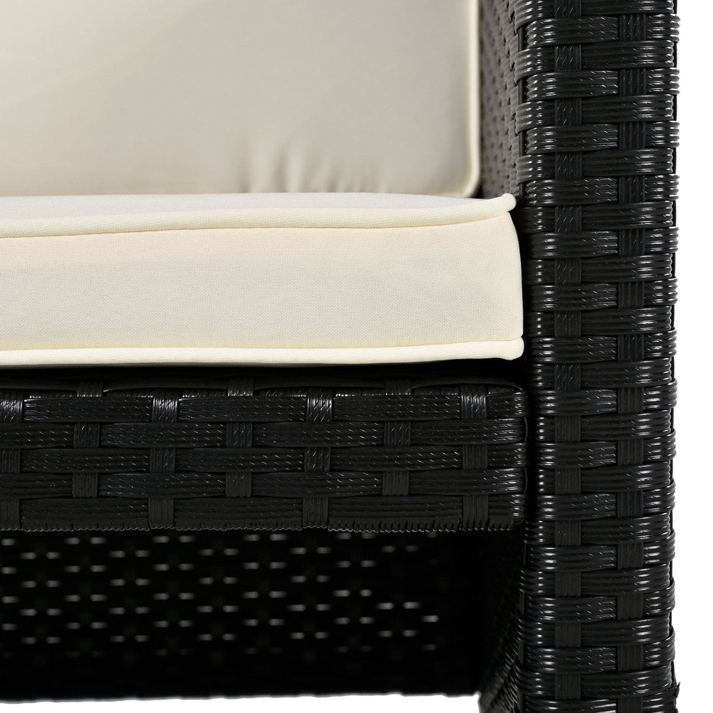 Alora Large Outdoor Quadrilateral Spa Surround Rattan Sectional Sofa Set With Storage Compartments (SAK80217)