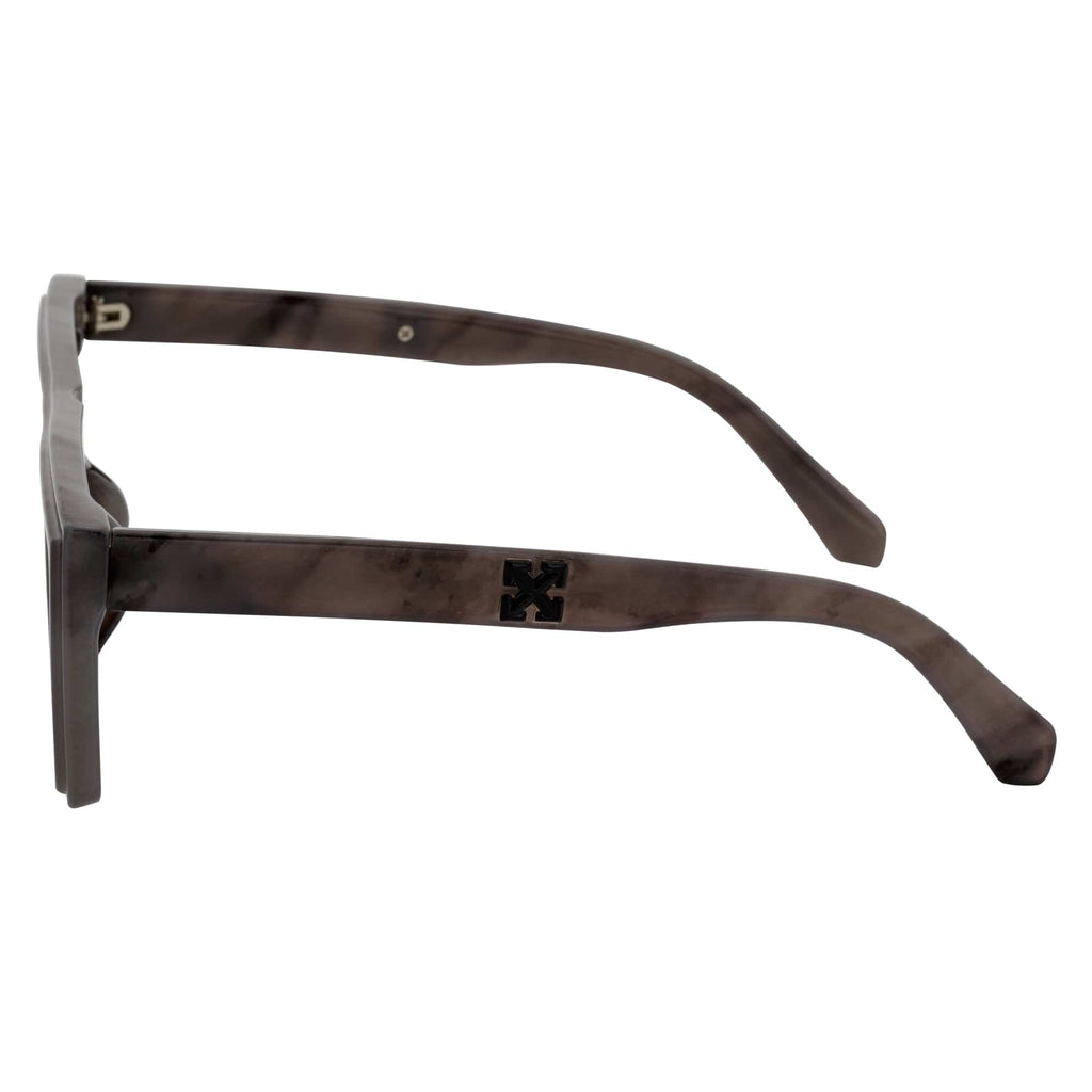 LOWKEY - Small Flat Top Rectangle Square Frame Sunglasses Gray Smoke