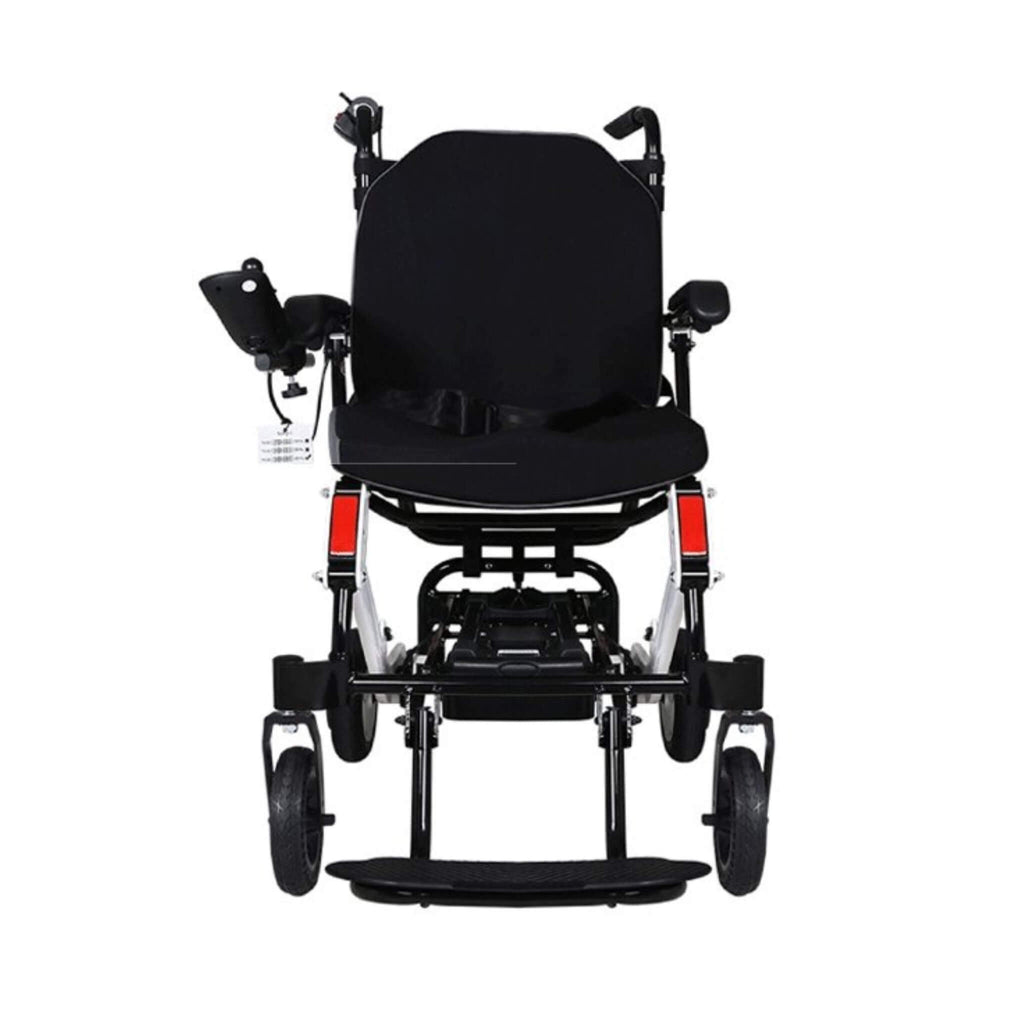 Maidesite 17.5-Inch 500W Wide Seat Lightweight Electric Folding Wheelchair (SAK33689)